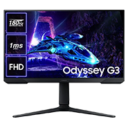 SAMSUNG 
Monitor 24" 
(FHD; VA; 180 Hz; 1 ms)